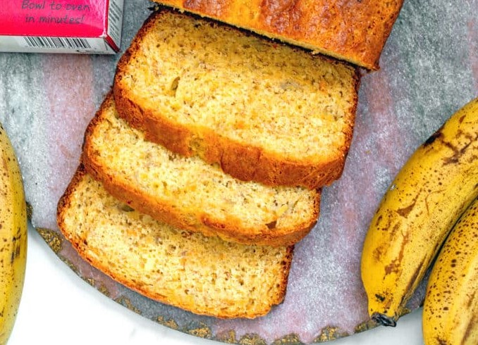 Banana Bread with Cake Mix