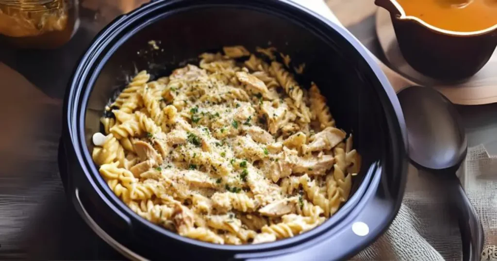 garlic parmesan chicken pasta