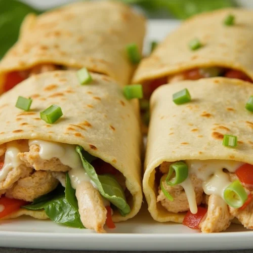 Cheesy Garlic Wraps, Garlic Cheesy Chicken Wraps, Chicken Cheese Wrap, Creamy Chicken Wraps, Dinner Recipes Wraps, Cheese Garlic Chicken Wraps, Chicken Wraps Dinner, Dinner With Chicken Ideas, Cheesy Chicken Alfredo Wraps